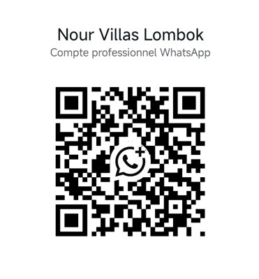 QR code WhatsApp Nour Villas Lombok